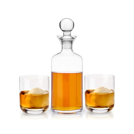 Modern Liquor Decanter & Tumblers by Viski