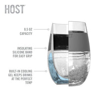 Wine FREEZEâ„¢ Cooling Cup in Translucent Green by HOSTÂ®