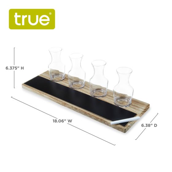 Wine Flight Set, Set of 4 by True