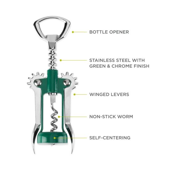 Soarâ„¢: Winged Corkscrew in Green by True