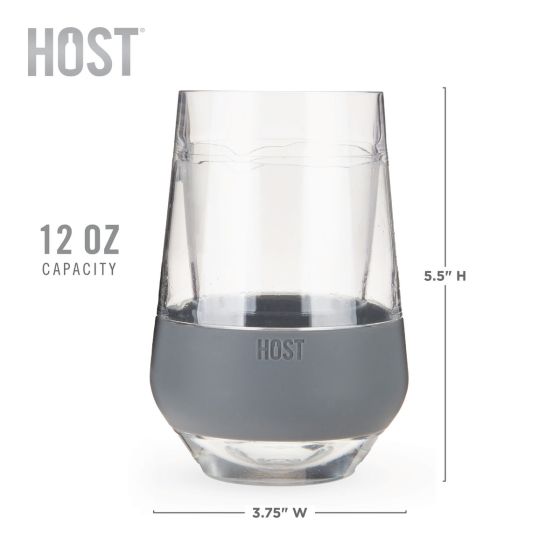 Wine FREEZE™ XL Cooling Cups in Gray (set of 2) by HOST®