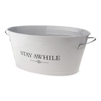 Stay Awhile Metal Drink Tub by TwineÂ®