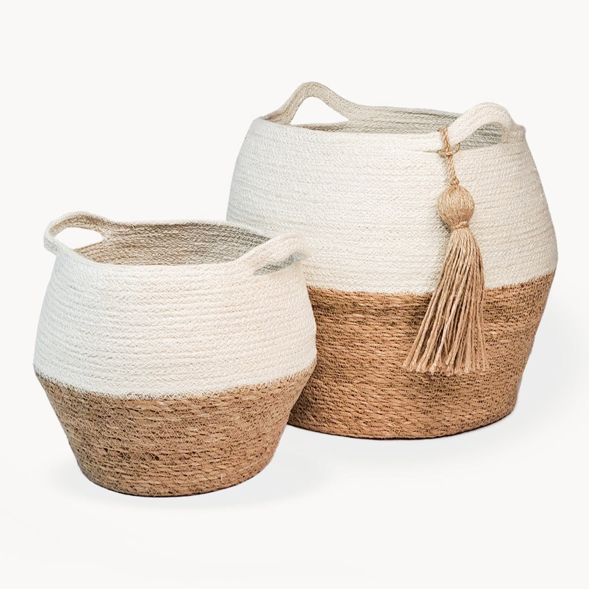 Agora Jar Basket - Natural-0