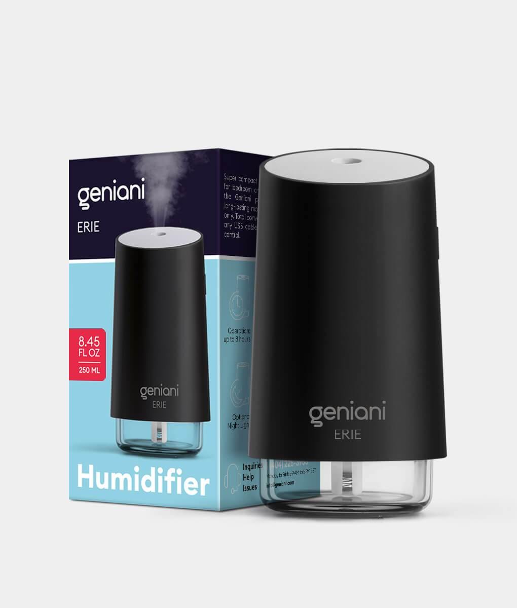 Erie Portable Small Cool Mist Humidifier 250ML Black-0