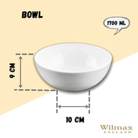 White Bowl 8" inch | 20 Cm 57 Oz | 1700 Ml-4