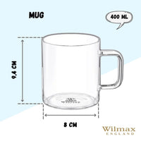 Thermo Glass Mug 13 Oz | High temperature and shock resistant-6