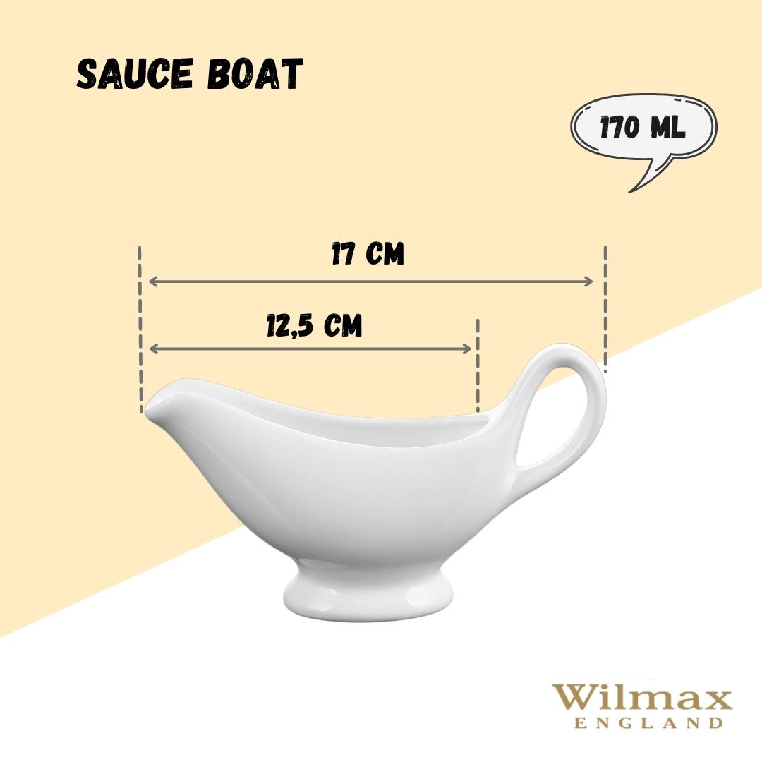 White Sauce Boat 6 Oz | 170 Ml-9
