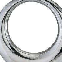 3" X 16" X 17" Silver Aluminum Ring Small Hoop Vase-3