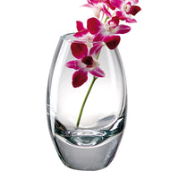 9 Mouth Blown Crystal European Made Vase-2