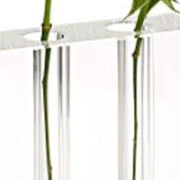Modern Clear Square Block Optical Crystal Vase-4