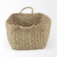 Set of Three Weaved Wicker Storage Baskets-2