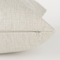 Neutral Sand Basket Weave Accent Throw Pillow-5