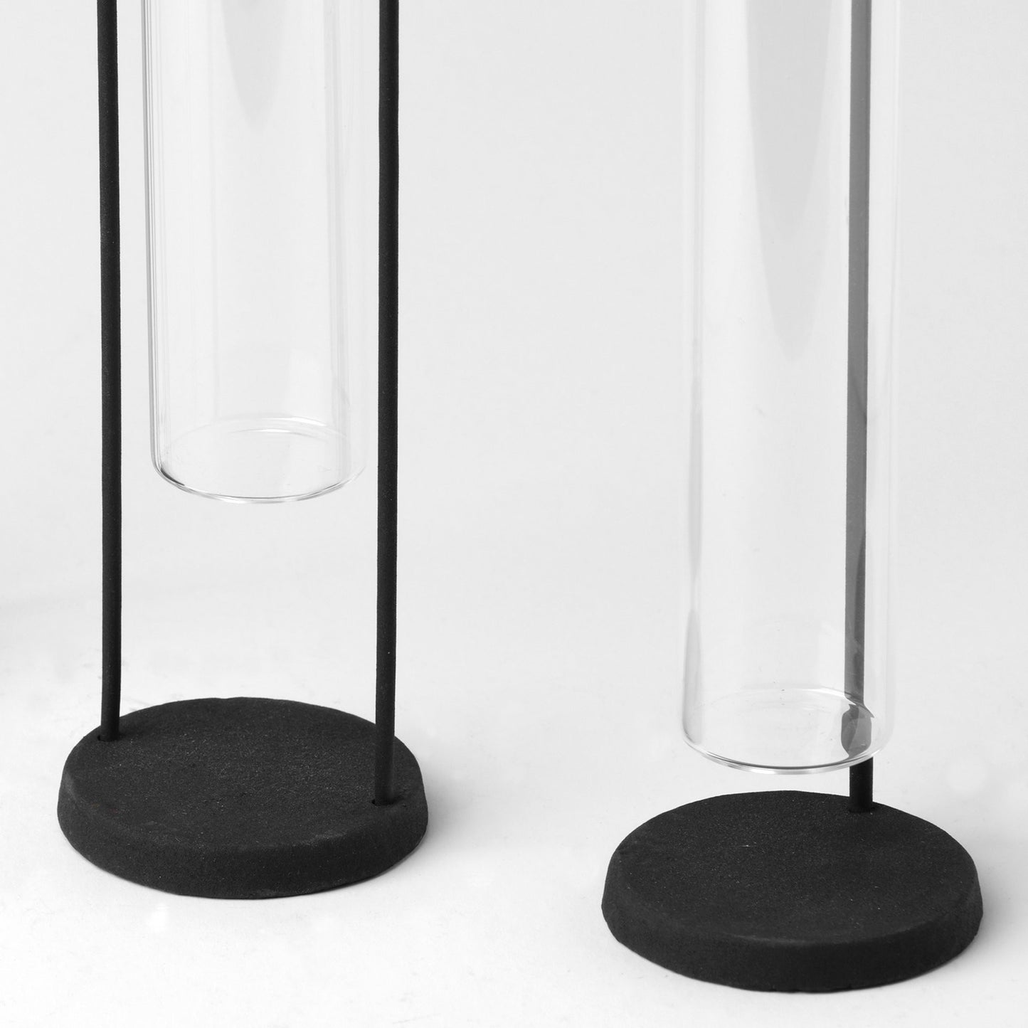 Set of Three Test Tube Stand Vases-3