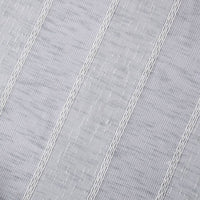 Silver Striped Embroidered Shower Curtain-5