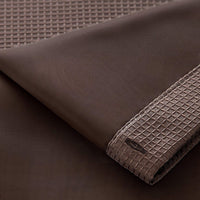 Brown Modern Grid Shower Curtain and Liner Set-4
