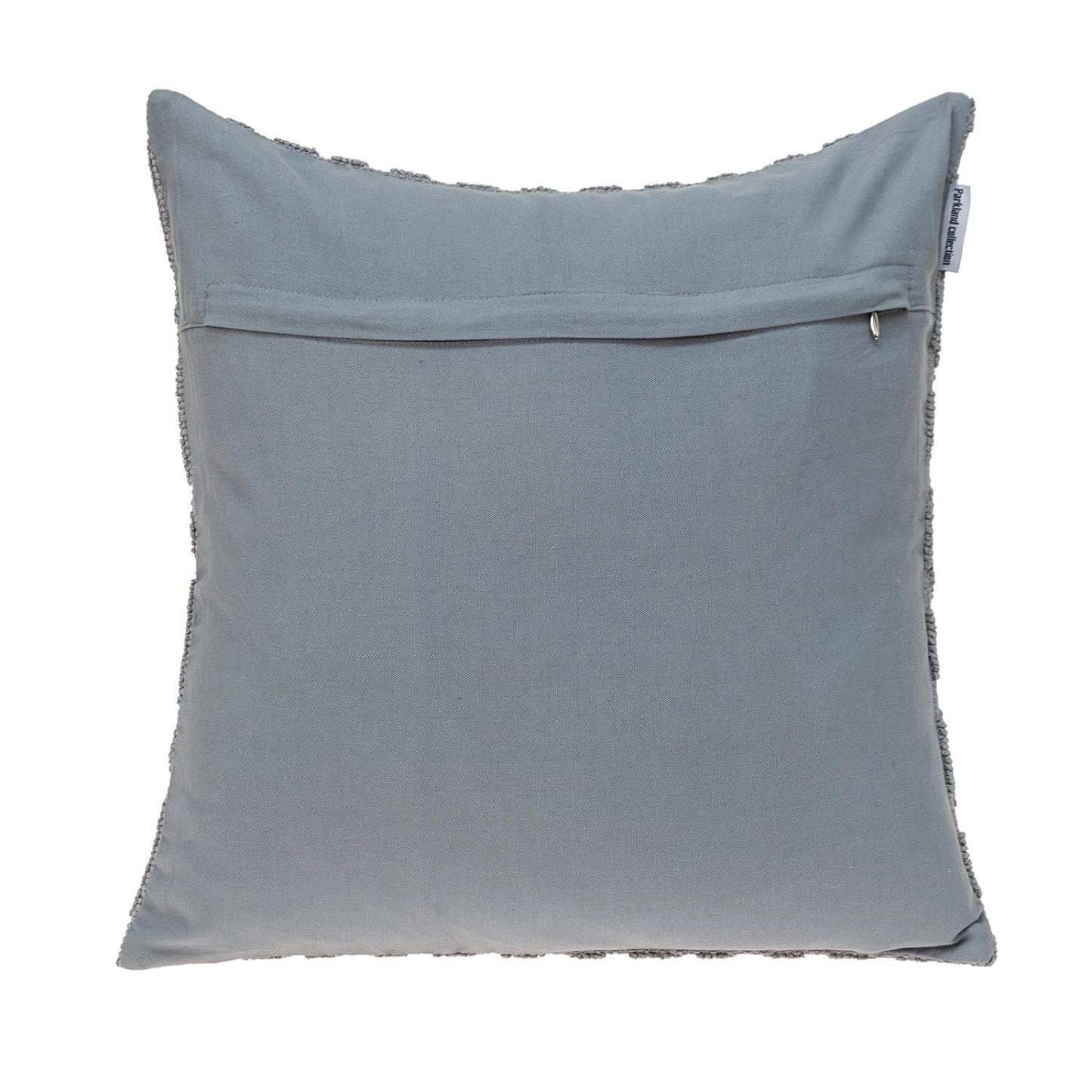 Jacquard Diamond Pattern Decorative Gray Throw Pillow-1