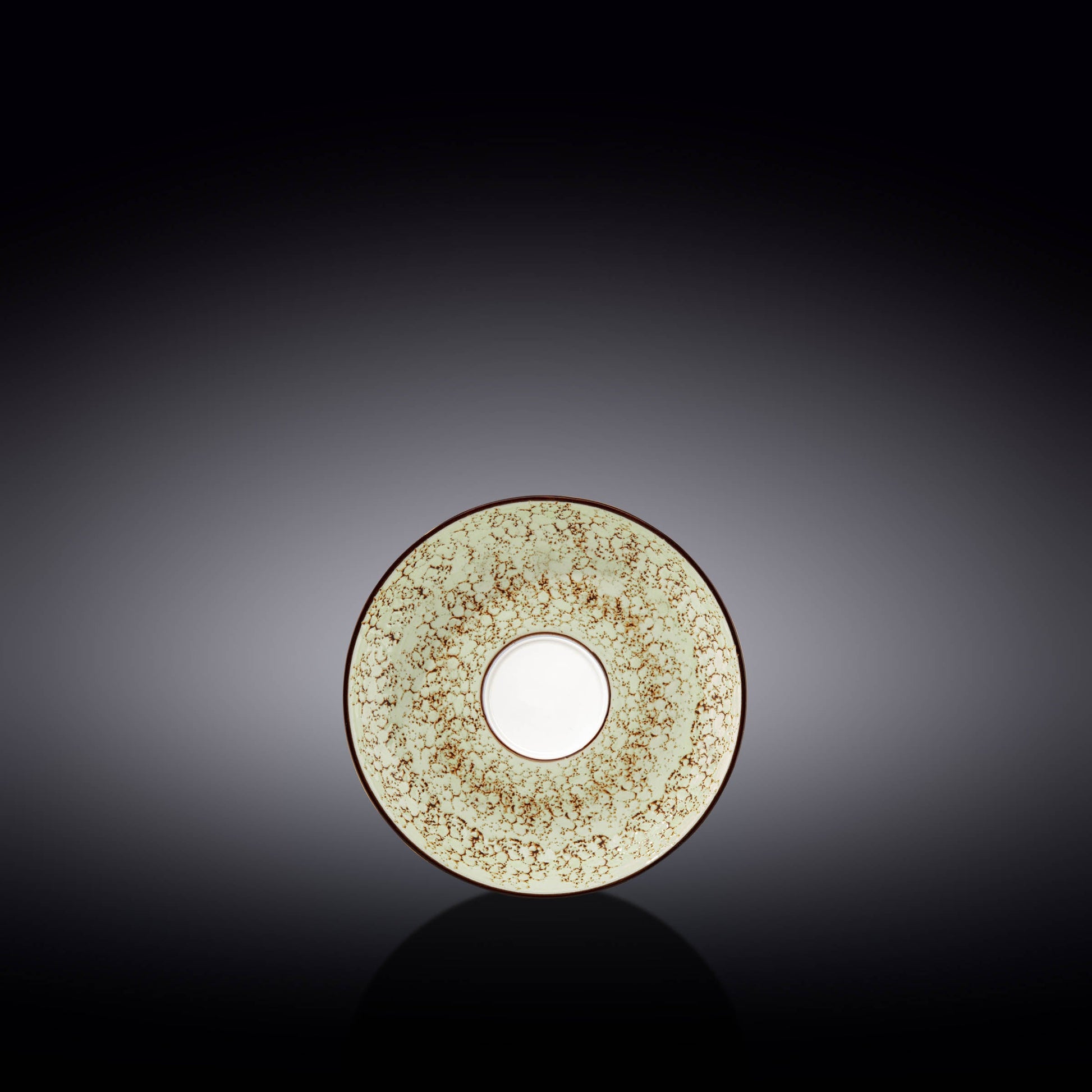 Pale Green Porcelain Saucer 4.5" inch | 11 CM-0