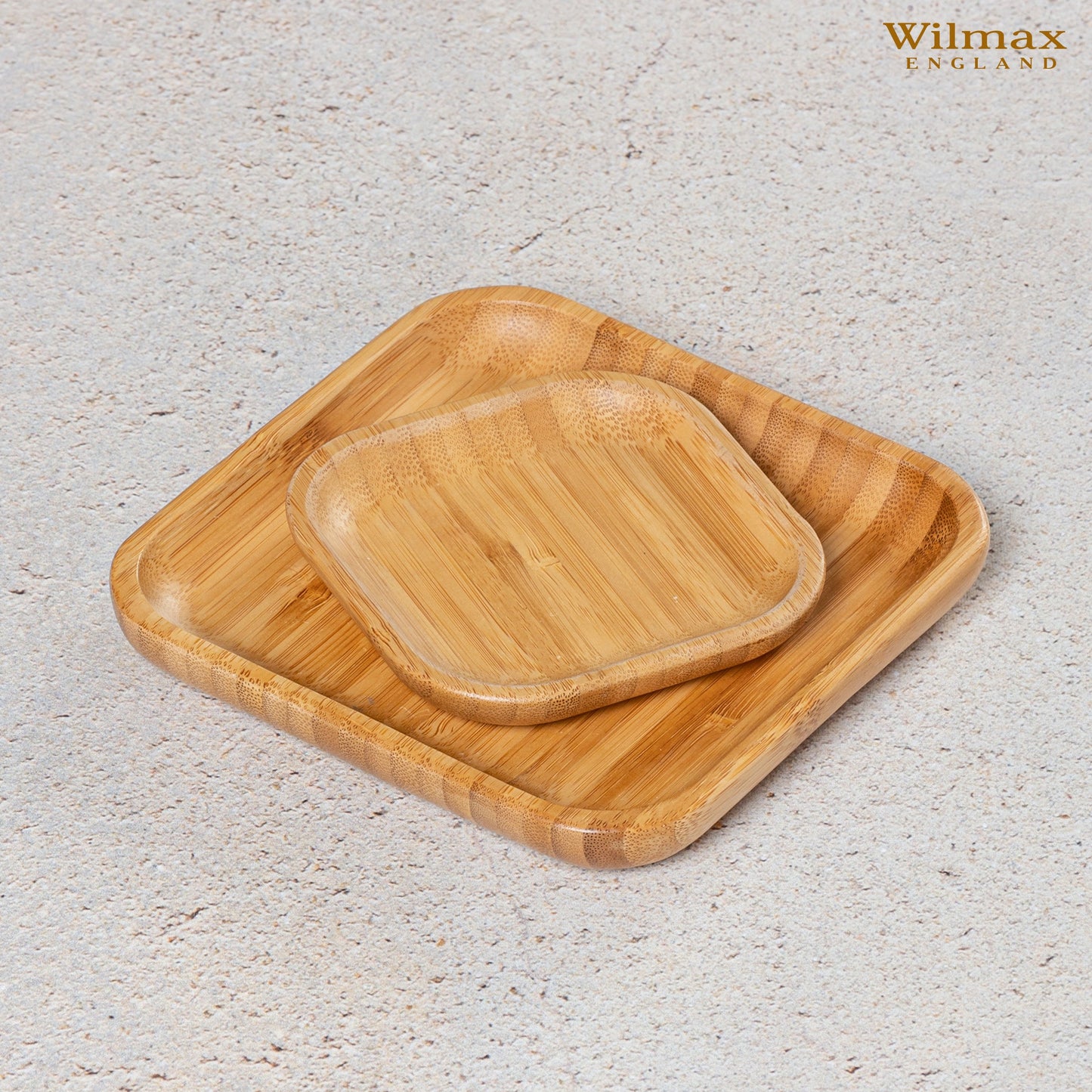Bamboo Square Plate 10" inch X 10" inch | For Appetizers / Barbecue-9