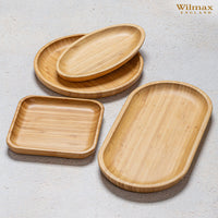 Bamboo Round Plate 4" inch | For Appetizers-18