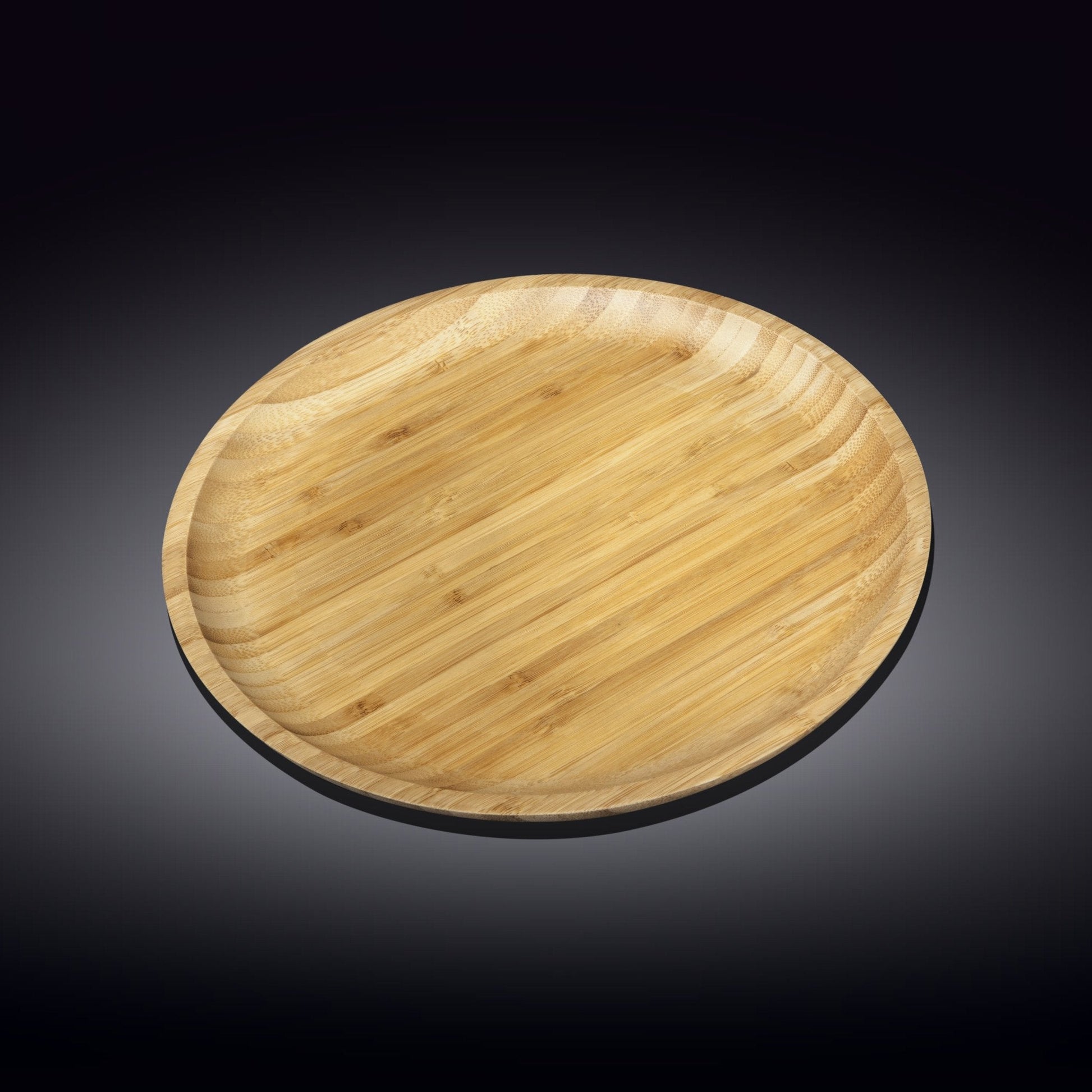 Bamboo Round Plate 11" inch | For pizza / Barbecue / Steak-5