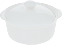 White Soup Cup With Lid 4.5" inch | 9 Fl Oz-2