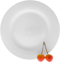 Professional Rolled Rim White Dessert Plate 8" inch | 20 Cm-9