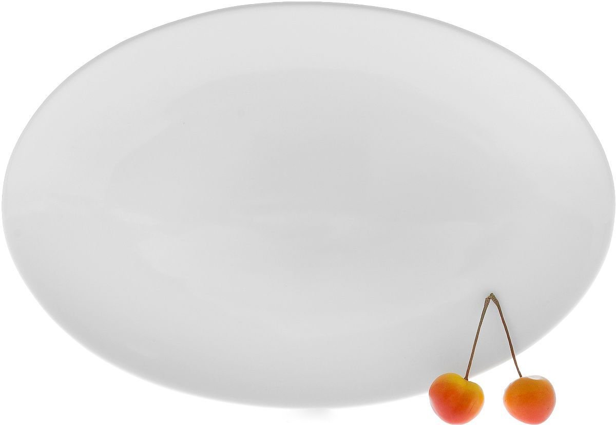 Set Of 3 White Oval Plate / Platter 12" inch | 30.5 Cm-7
