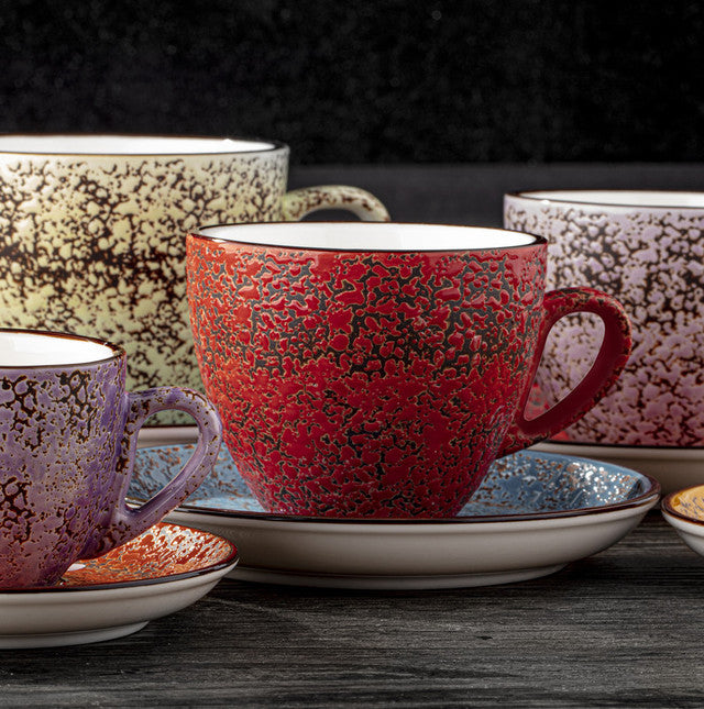 Violet / Lavender Porcelain Coffee / Tea Cup 10 FL OZ | 300 ML-1