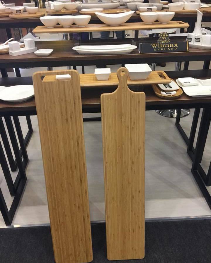 Bamboo Charcuterie Board 39.5" inch X 5.9" inch | 100 X 15 Cm-2