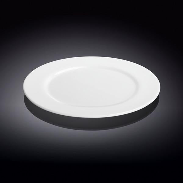 Professional Rolled Rim White Dessert Plate 8" inch | 20 Cm-1