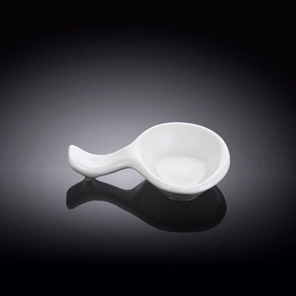 White Chopstick Rest With Saucer-1