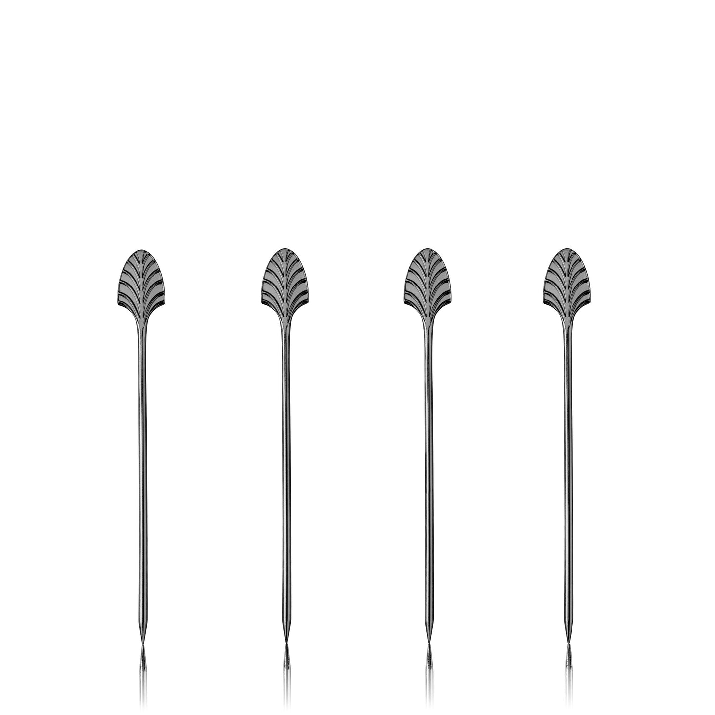 Gunmetal Deco Cocktail Picks by Viski®-0