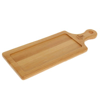 Bamboo Tray 11.75" inch X 4.5" inch | For Appetizers / Barbecue / Burger Sliders-3