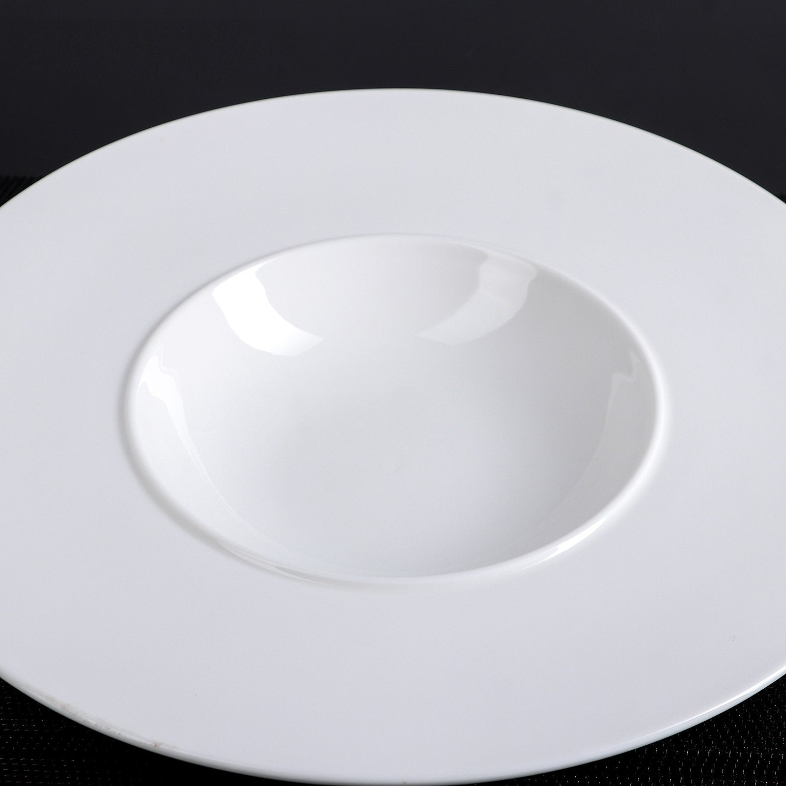 White Deep Plate 11" inch | 28 Cm 9 Fl Oz | 280 Ml-2