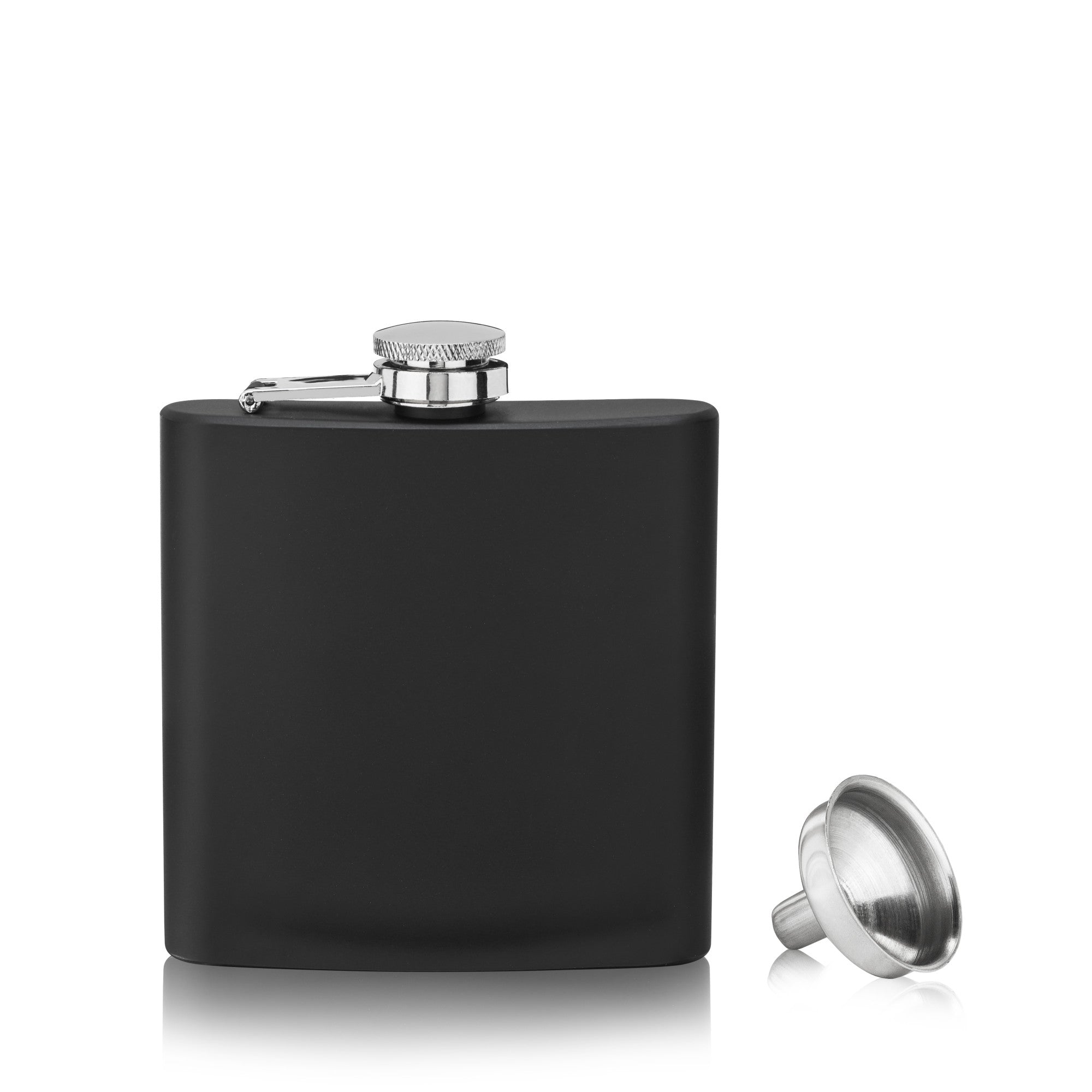 TrueFlask™: 6 oz Matte Black Flask by True-0