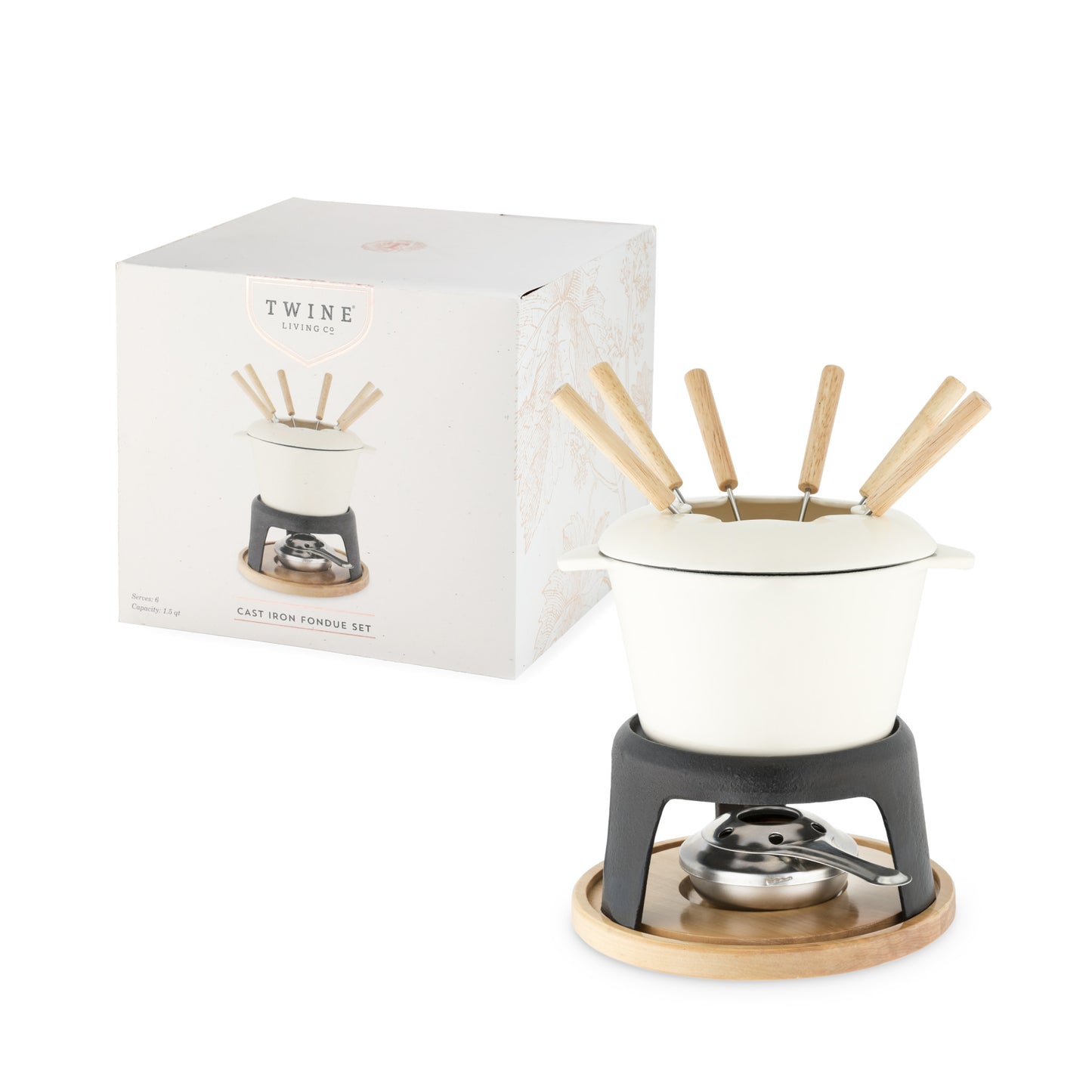 Cast Iron Fondue Set by Twine®-0