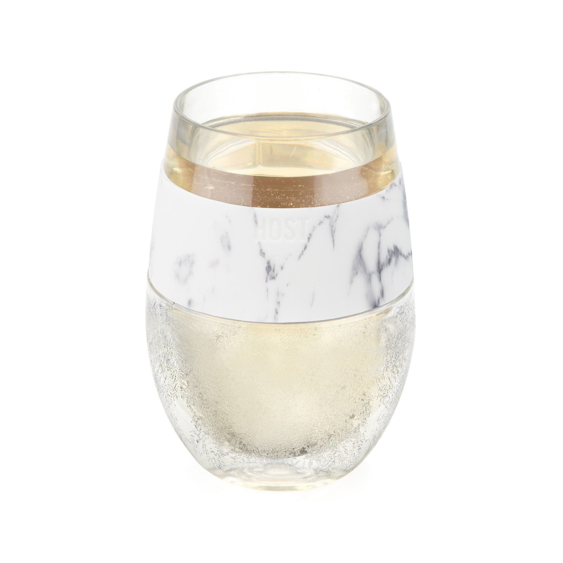 Wine FREEZE™ Cooling Cup in Marble by HOST®-0