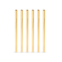 Gold Lowball Straws by Viski-0